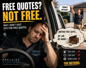Why Adelaide Glaziers Rarely Does Free On-Site Quotes