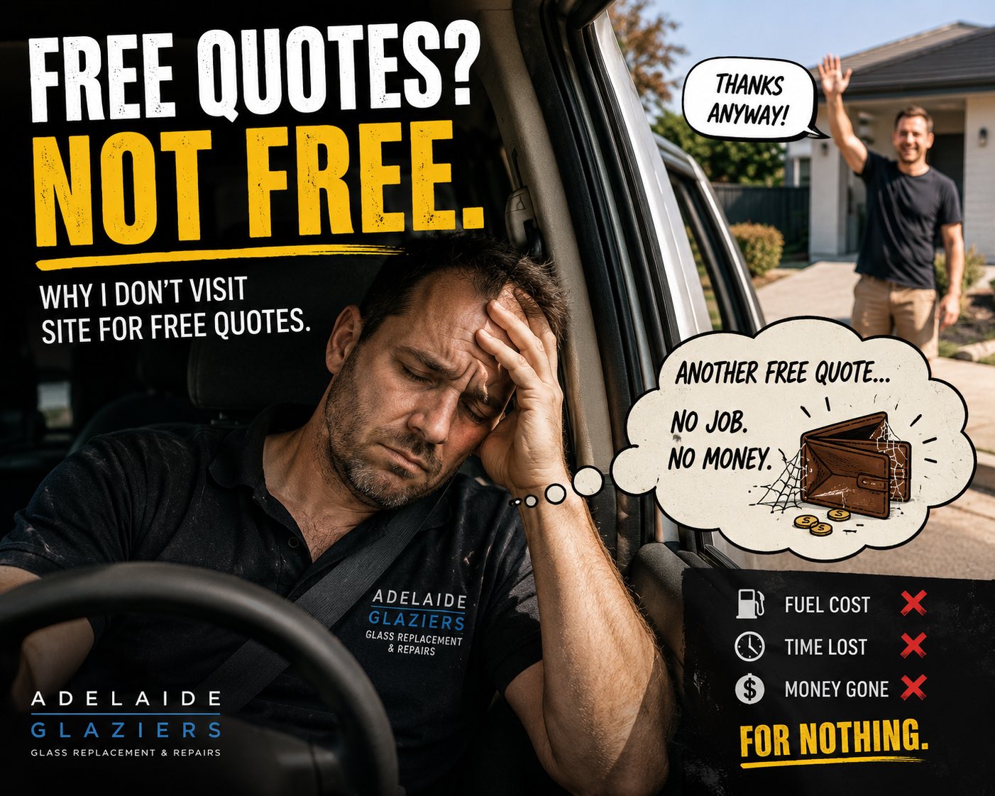 Why Adelaide Glaziers Rarely Does Free On-Site Quotes
